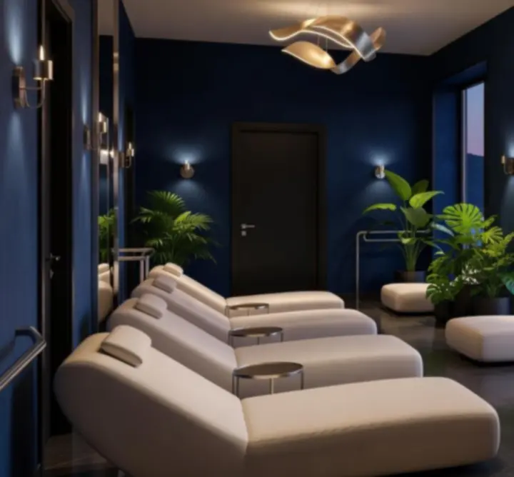 Luksuzan interijer wellness & spa oaze u hotelu Roving Luck